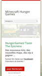 Mobile Screenshot of minecraft-hg.net
